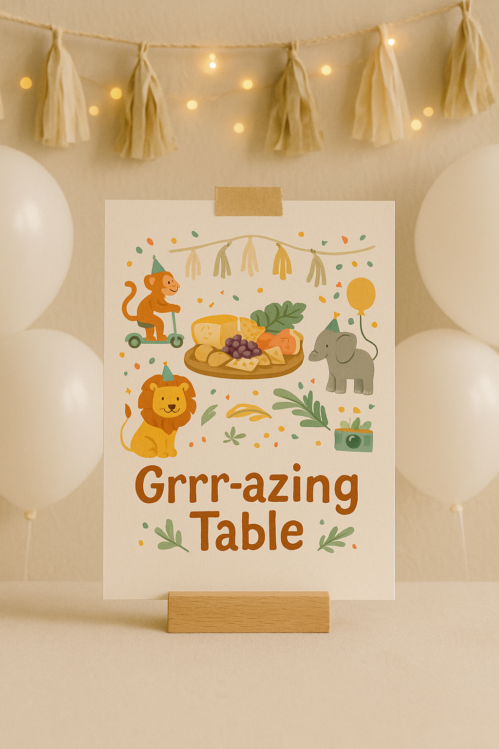 Wild One printable 3